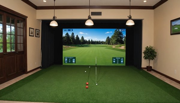 Explorez les avantages du simulateur de golf à domicile